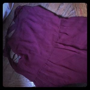 Burgundy Just Fab dress